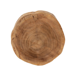 Live Edge Wood Slab Pedestal