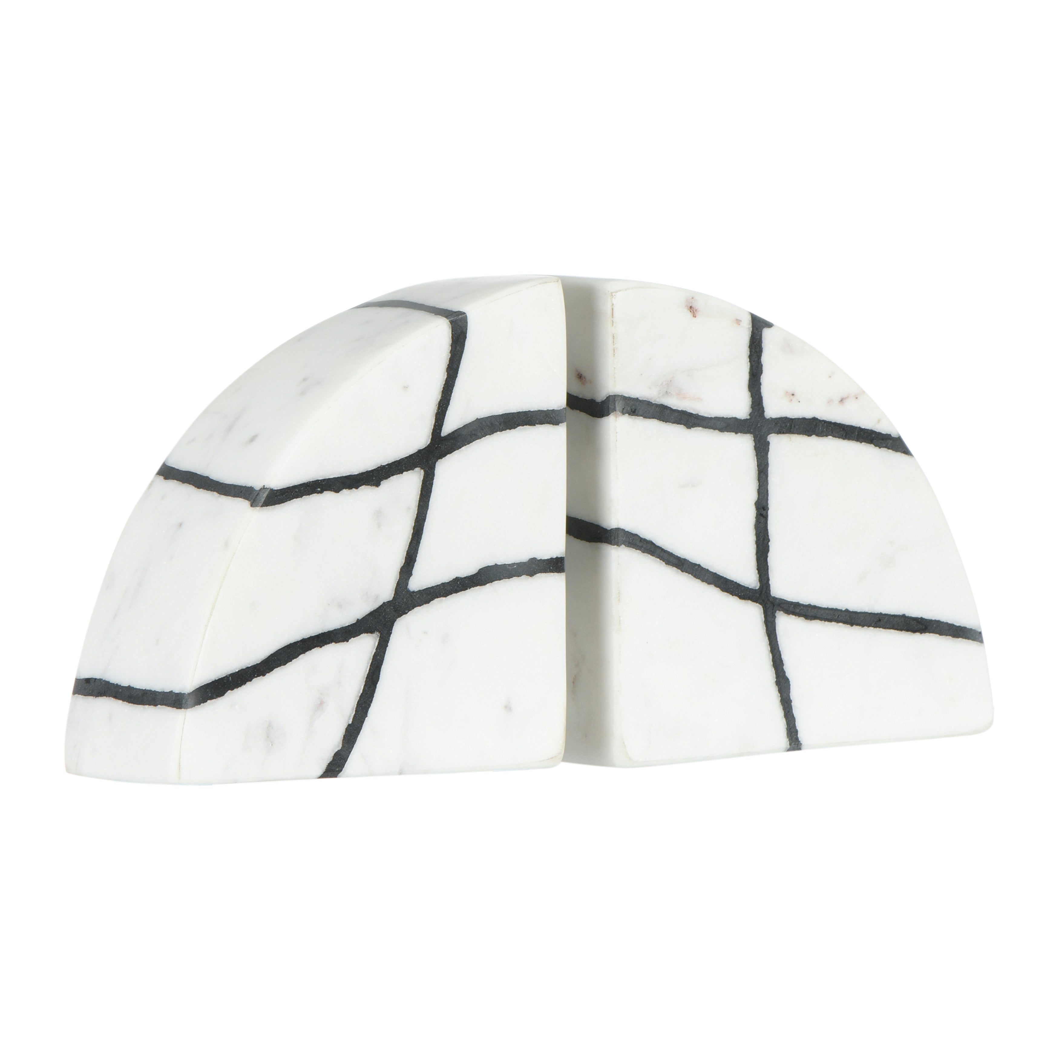 Marble Bookends