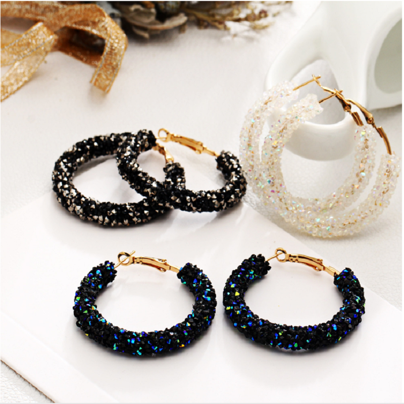 Iridescent Hoops