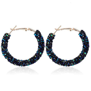 Iridescent Hoops