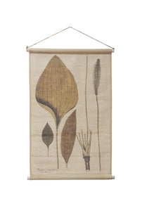 Linen & Wood Wall Scroll
