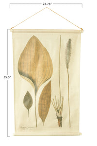 Linen & Wood Wall Scroll