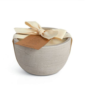Stone-Etched Soy Candle, Silver Sage Leaf Scent