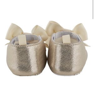 Gold Metallic Baby Shoes