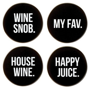Wine Bottle Stoppers, Black