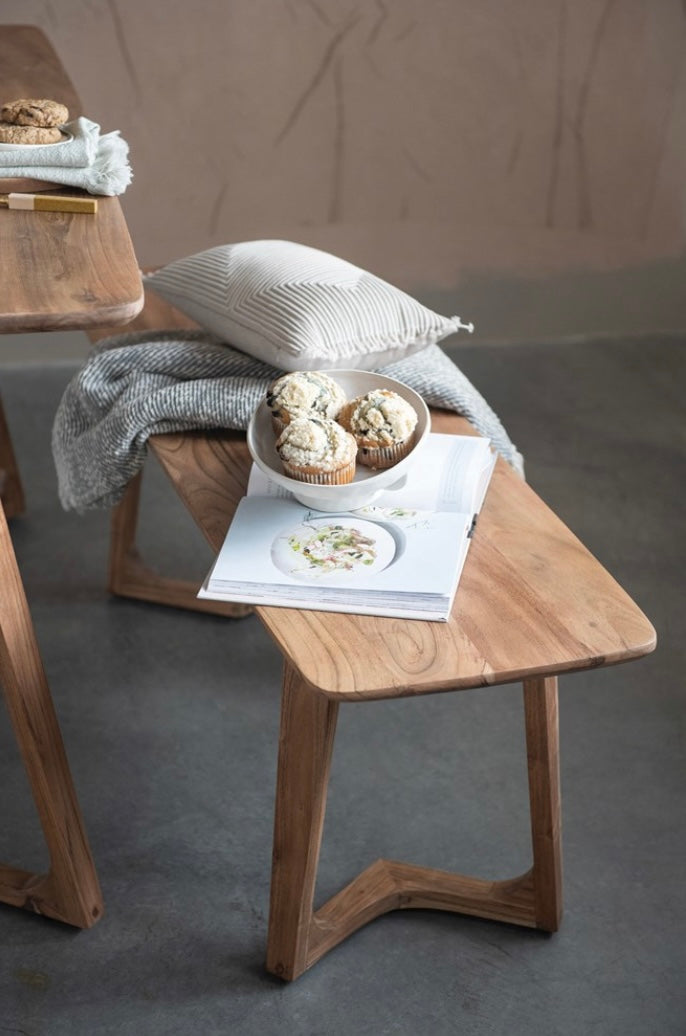 Natural Chambray Lumbar Pillow