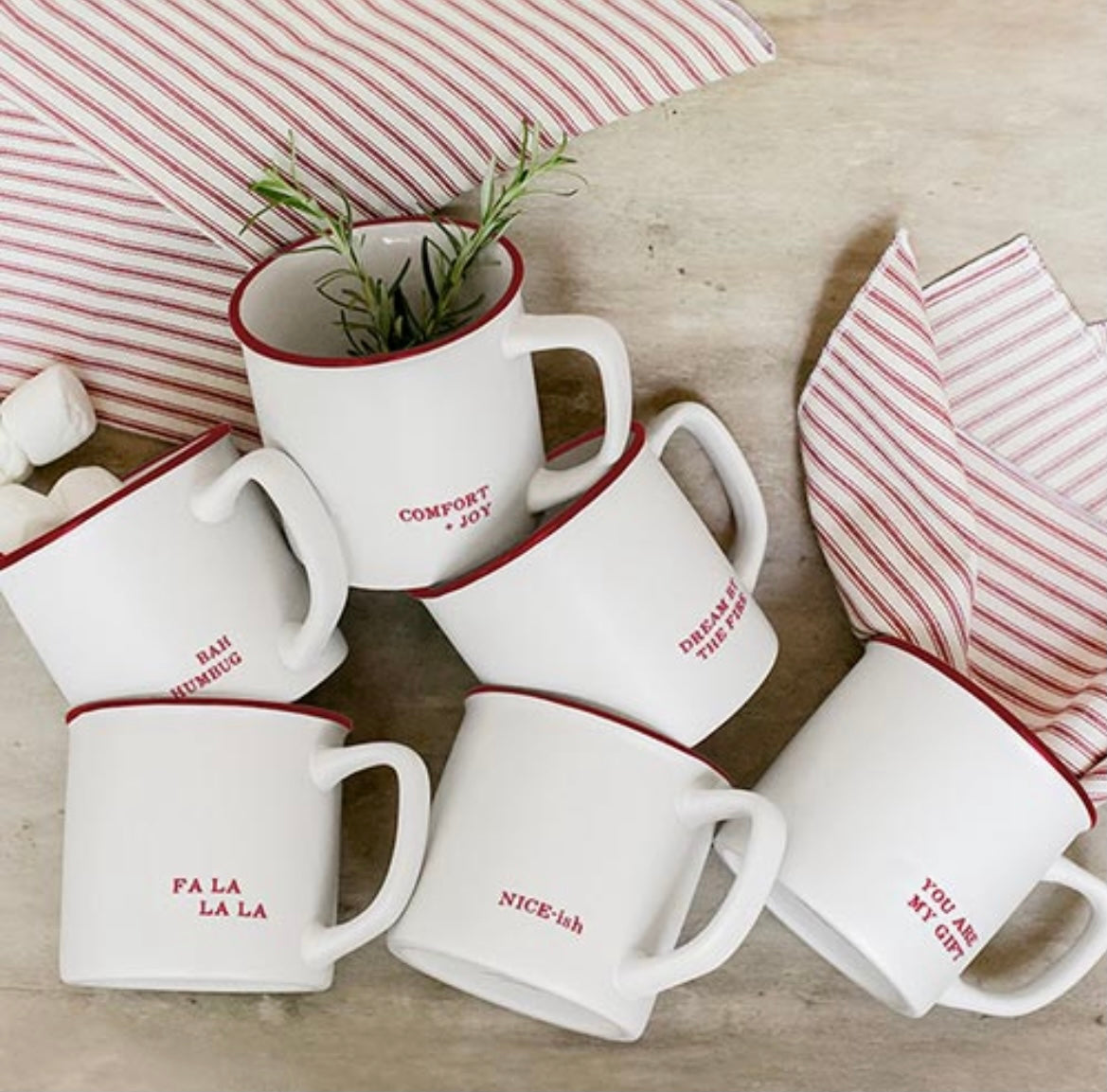 “Comfort + Joy" Mug