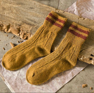 Knitted Wool Lounge Socks (3 colors)