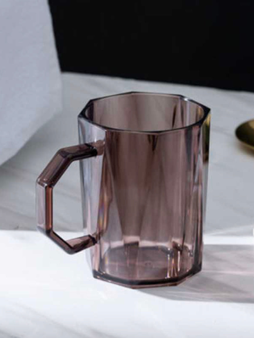 Minimalist Transparent Mug Set (2)