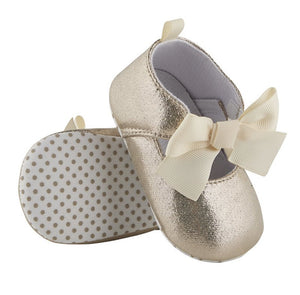 Gold Metallic Baby Shoes