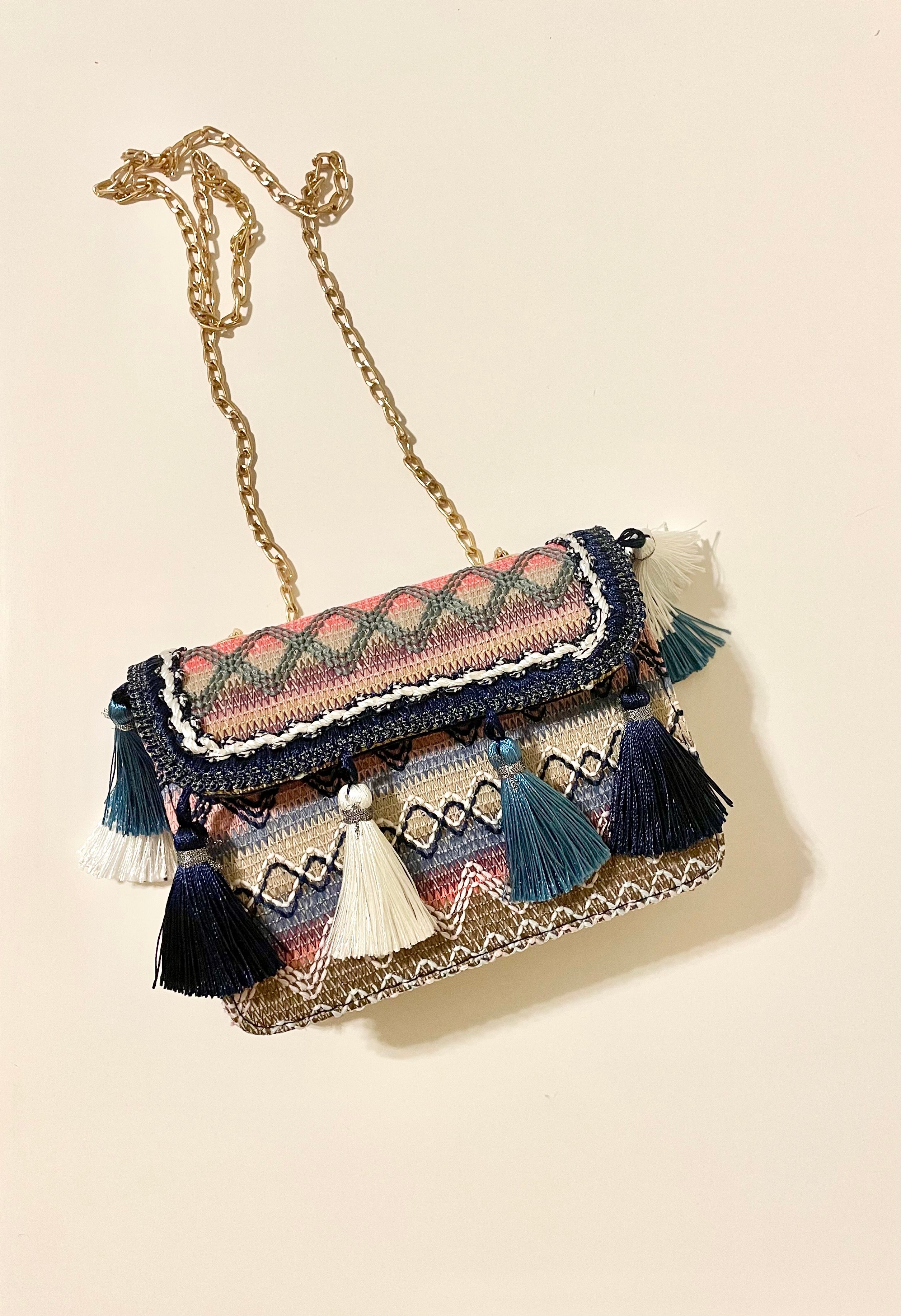 Tribal Tassel Handbag