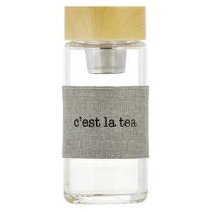 “C’est la tea" Glass Infuser