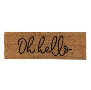 "Oh HELLO" Doormat