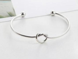 Love Knot Bracelet, Silver