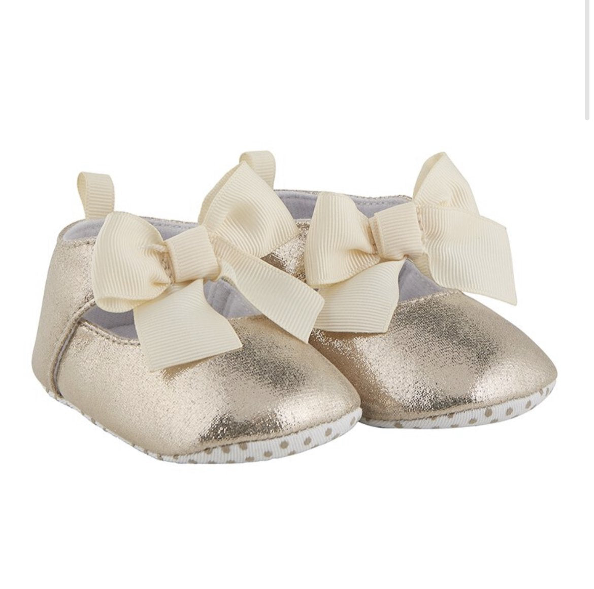 Gold Metallic Baby Shoes