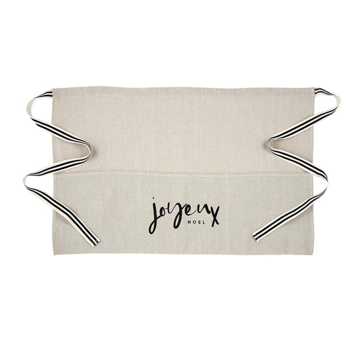 Khaki “Joyeux Noel” Holiday Apron