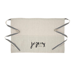 Khaki “Joyeux Noel” Holiday Apron