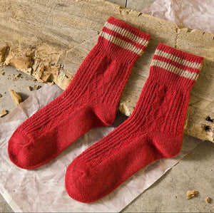 Knitted Wool Lounge Socks (3 colors)