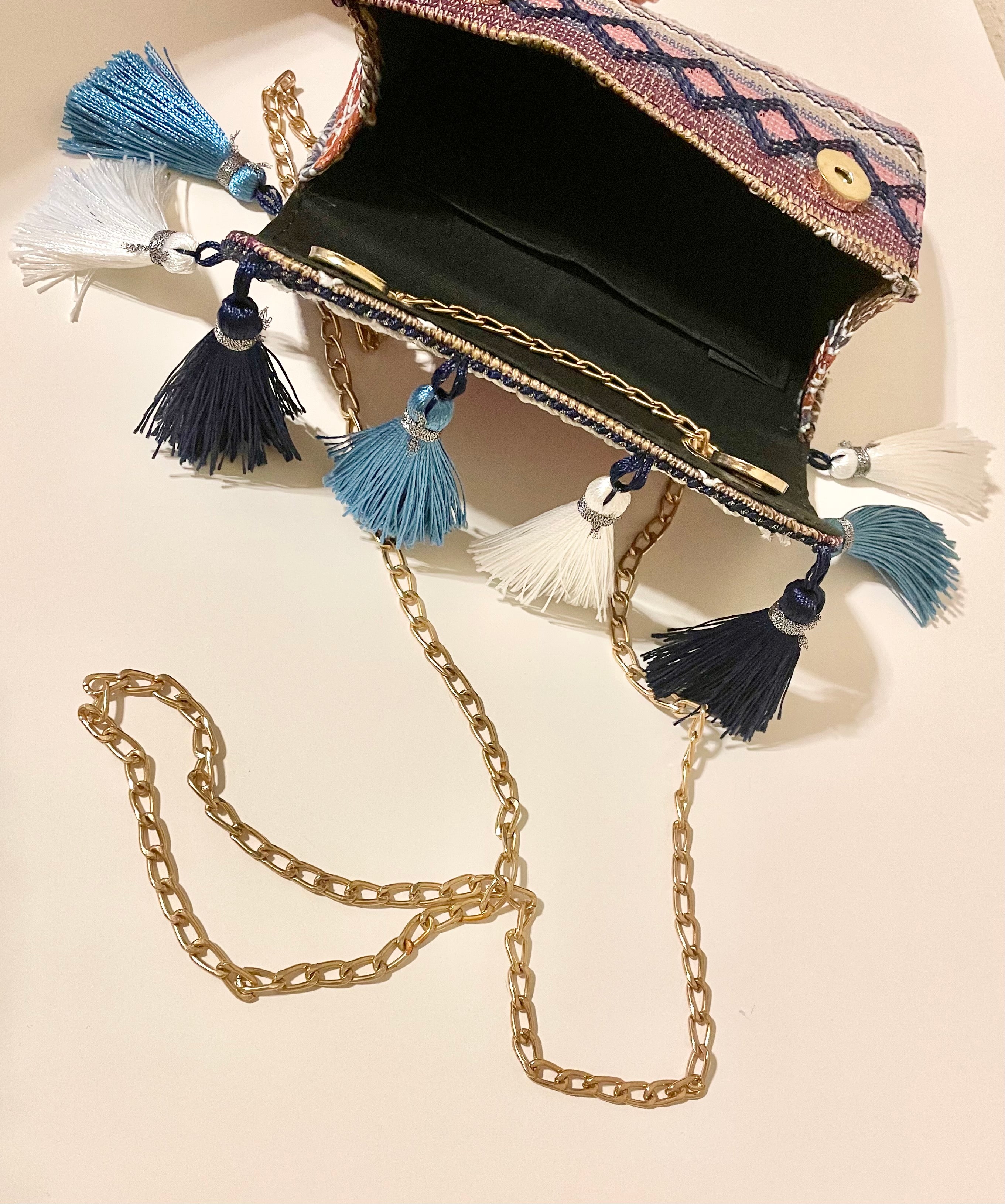 Tribal Tassel Handbag