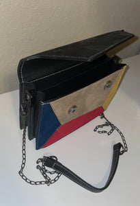 Asymmetrical Colorblock Purse