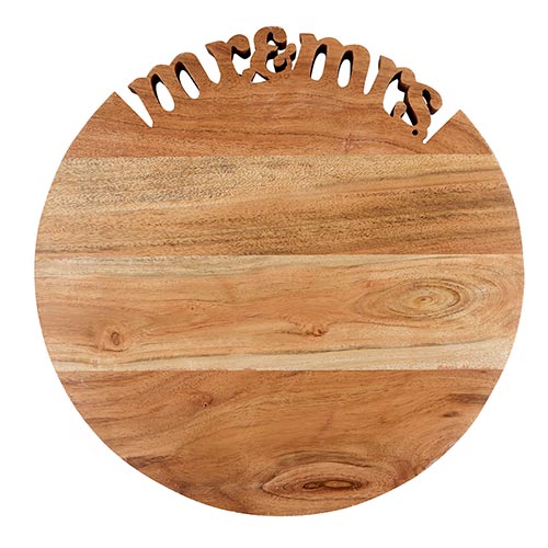 "Mr. & Mrs." Cutting Board