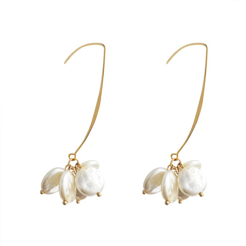 Pearl Petal Earrings