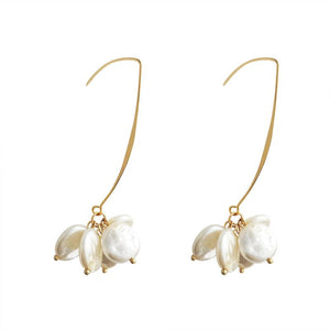 Pearl Petal Earrings