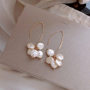 Pearl Petal Earrings