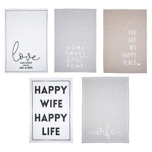 “Home Sweet Home” Tea Towel Collection
